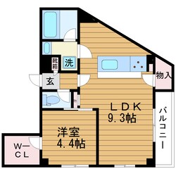 ベルフール吹田の物件間取画像